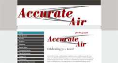 Desktop Screenshot of accurateairac.com