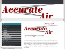 Tablet Screenshot of accurateairac.com